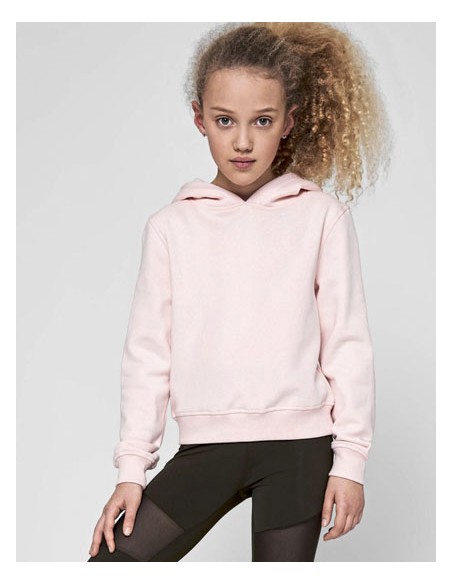 BUI-BY113-Girls Cropped Sweat Hoody 2